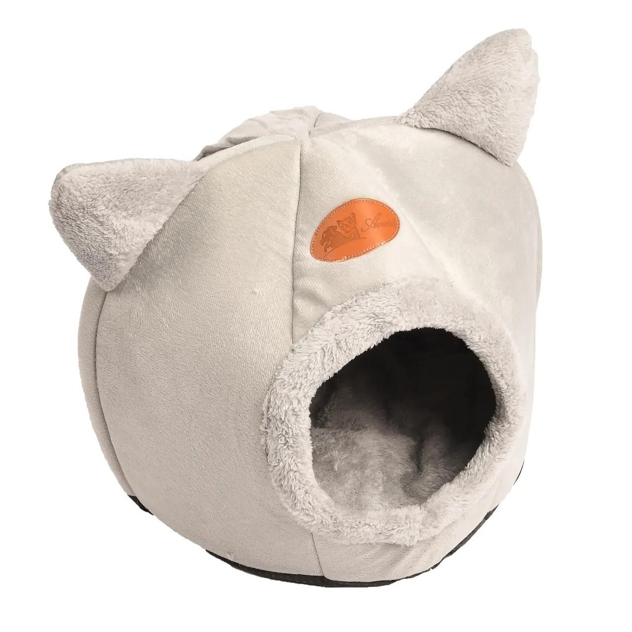 Домик-лежанка с ушками Wellamart для кошек (8673)