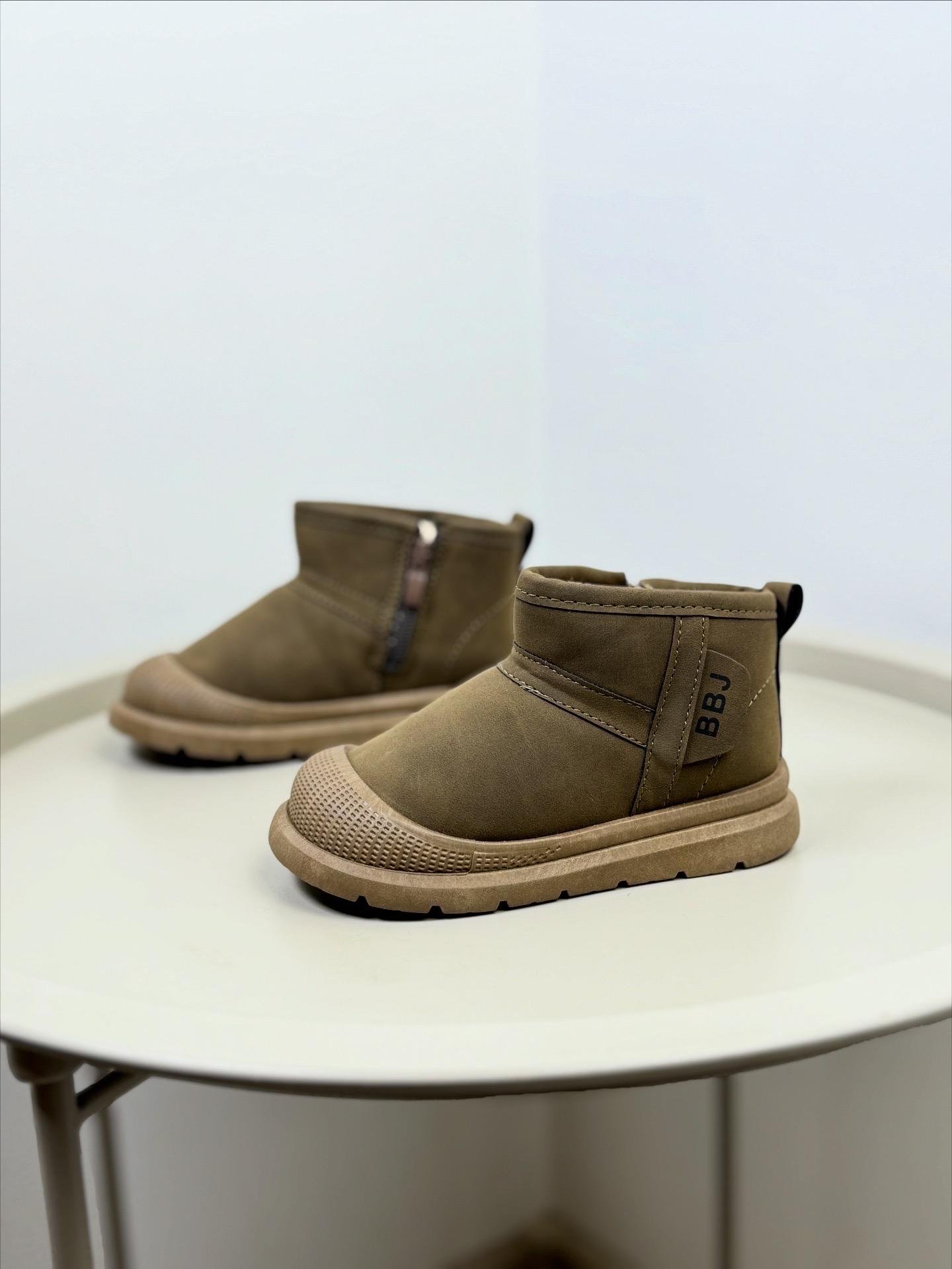 Ботинки детские зимние 1663 р. 32 Коричневый (30774198)