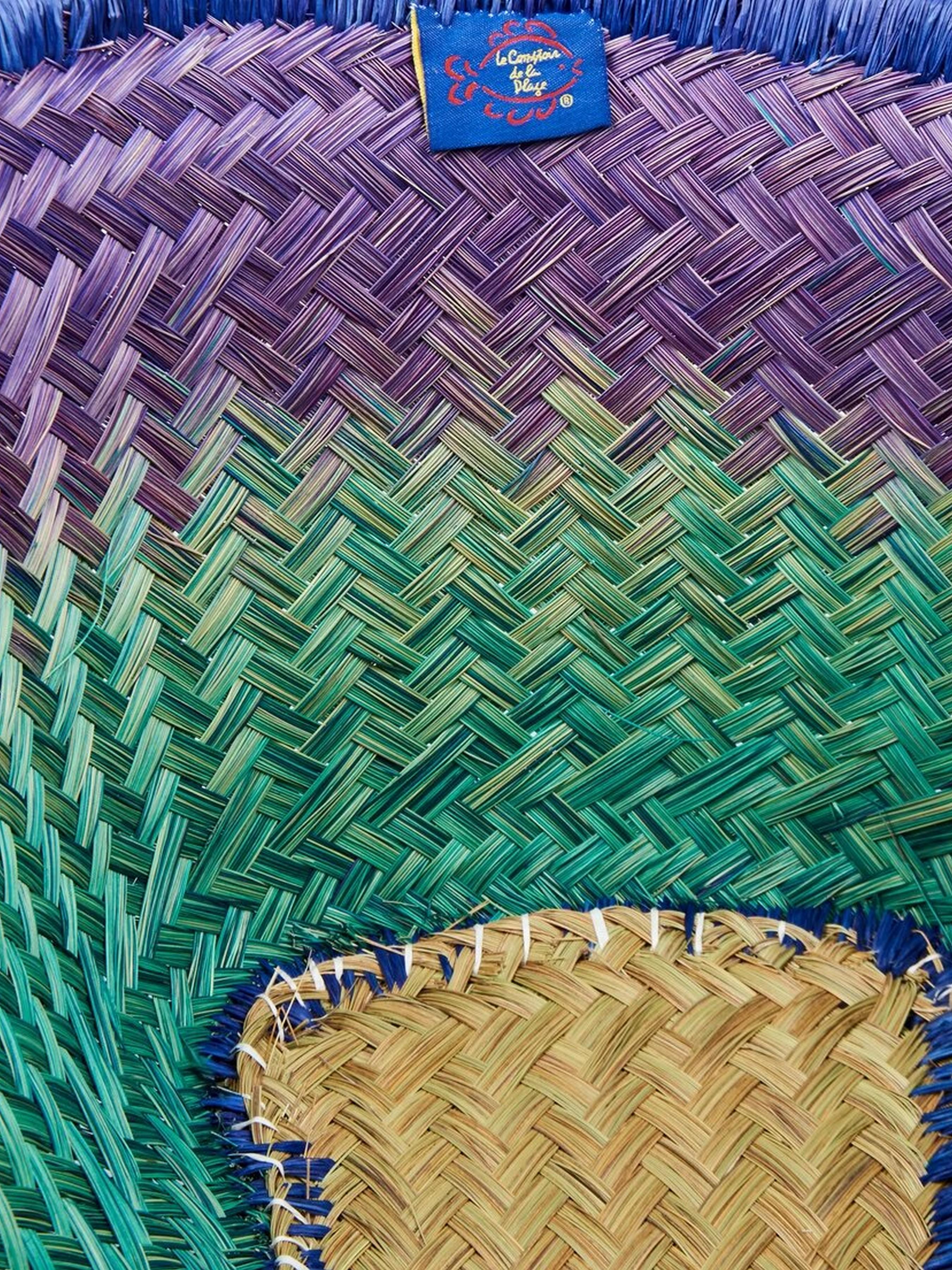 Пляжная сумка LE COMTOUR DE LA PLAGE Aravola BM_Bicolor_333 Зеленый/Фиолетовый - фото 3 Пляжная сумка LE COMTOUR DE LA PLAGE Aravola BM_Bicolor_333 Зеленый/Фиолетовый - фото 3