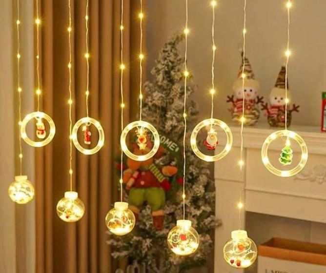 Гирлянда штора SF-50 с теплым желтым свечением 3 м (2053602)