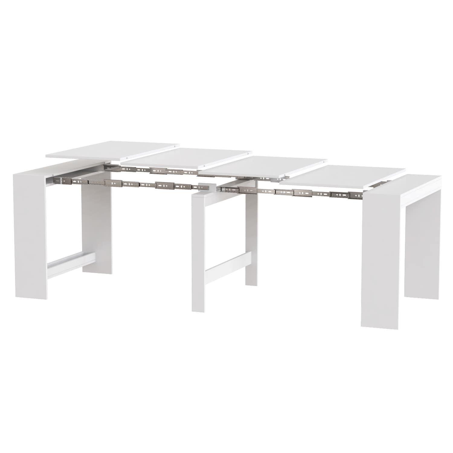 Обідній стіл-трансформер Python розібраний 2400x750x900 мм Білий (GATB22010000000) - фото 1 Обідній стіл-трансформер Python розібраний 2400x750x900 мм Білий (GATB22010000000) - фото 1