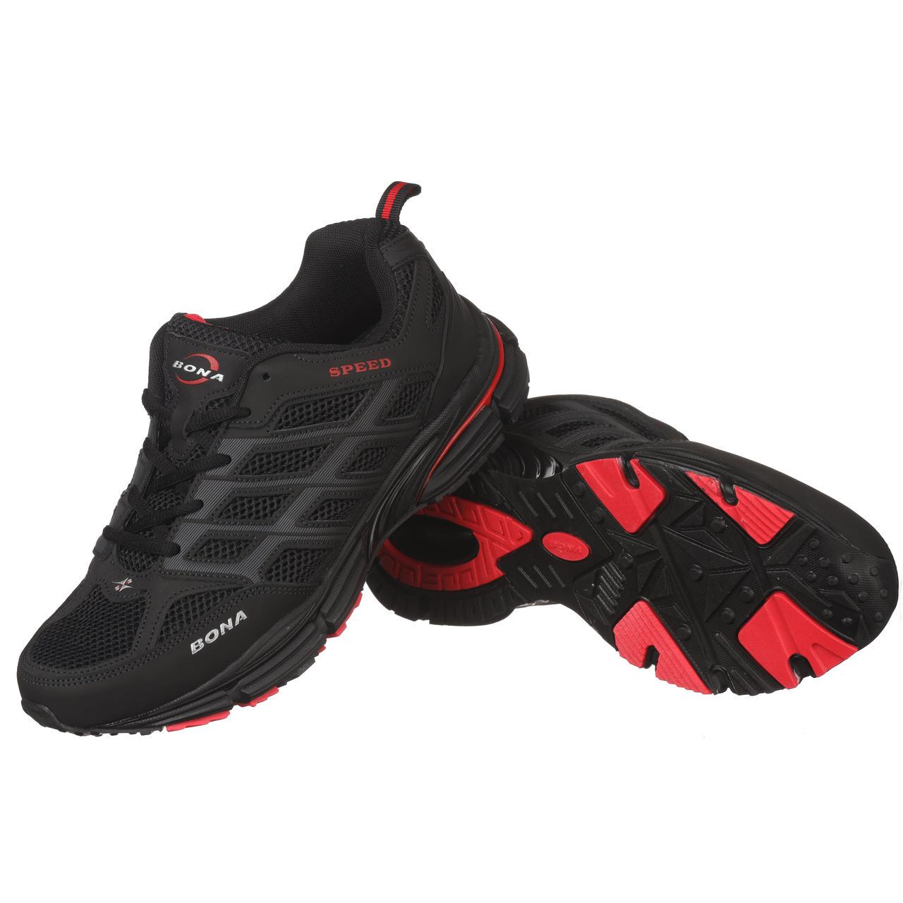 Кросівки чоловічі Bona 936D5 комбіновані р. 43 Чорний (20071) - фото 4 Кросівки чоловічі Bona 936D5 комбіновані р. 43 Чорний (20071) - фото 4