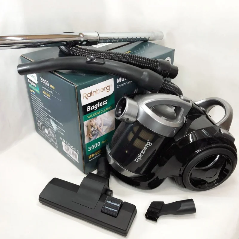 Пилосос Rainberg RB‑655 циклонний HEPA‑фільтр 3500W 3,5 л (ML-05170) - фото 5 Пилосос Rainberg RB‑655 циклонний HEPA‑фільтр 3500W 3,5 л (ML-05170) - фото 5