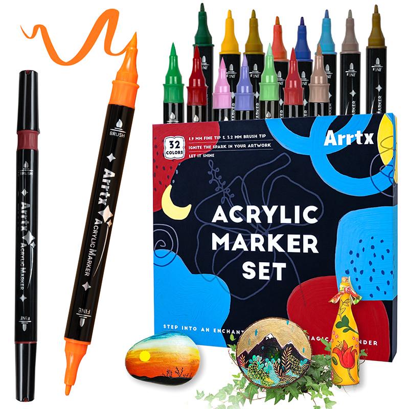 Маркеры акриловые Arrtx AACM-03-32 32 цвета