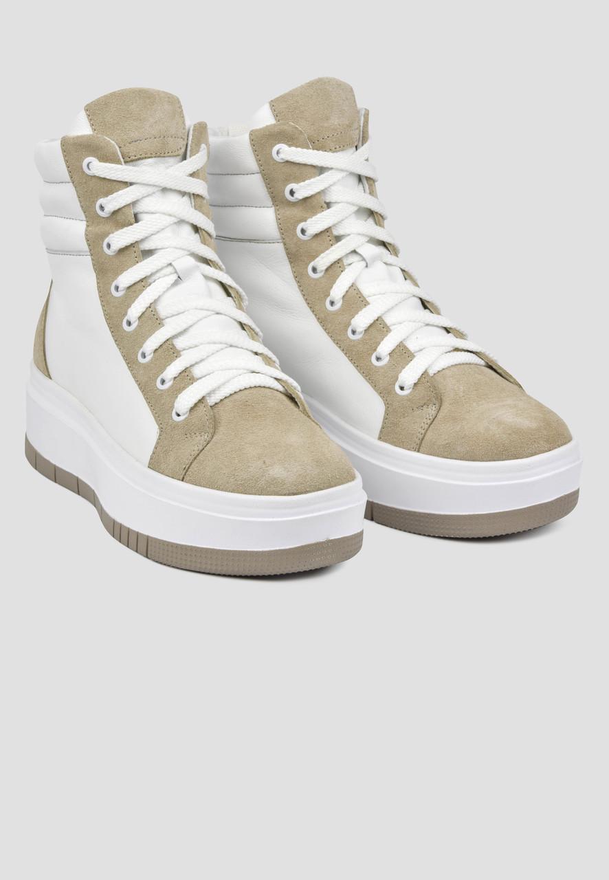 Кроссовки женские демисезон замша р. 40 Бежевый (1983654032) - фото 3 Кроссовки женские демисезон замша р. 40 Бежевый (1983654032) - фото 3