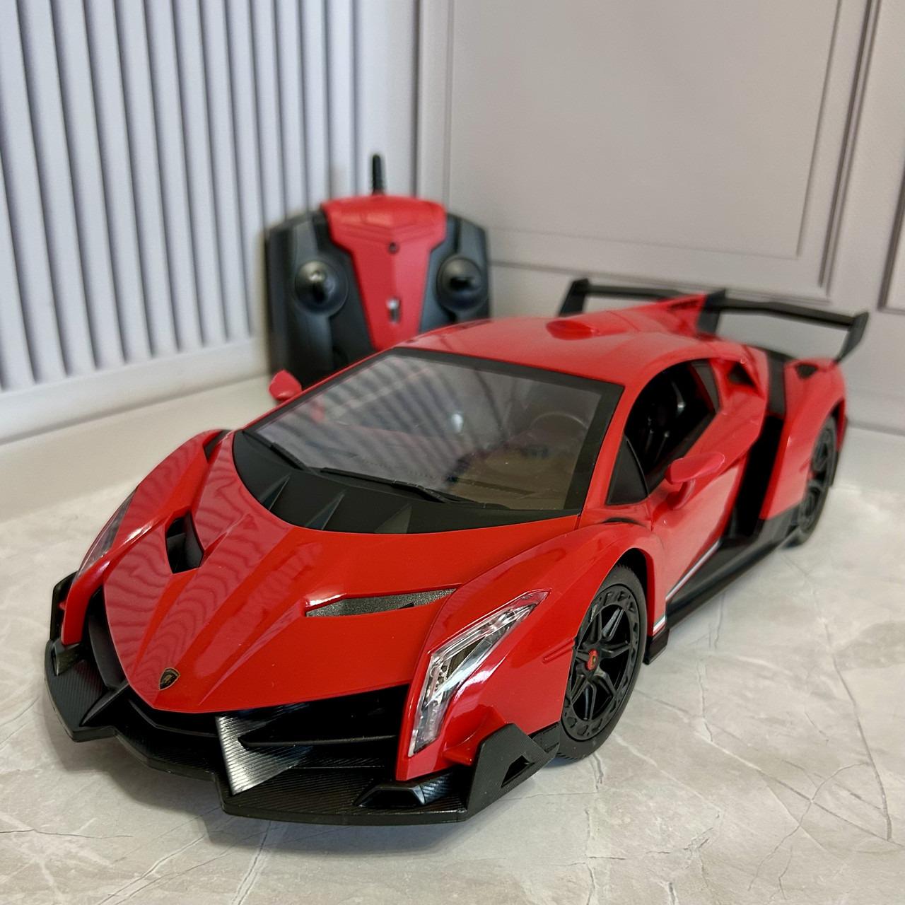 Машинка дитяча з пультом радіокерування Lamborghini Venevo на акумуляторі Червоний (G282294-866-1403)