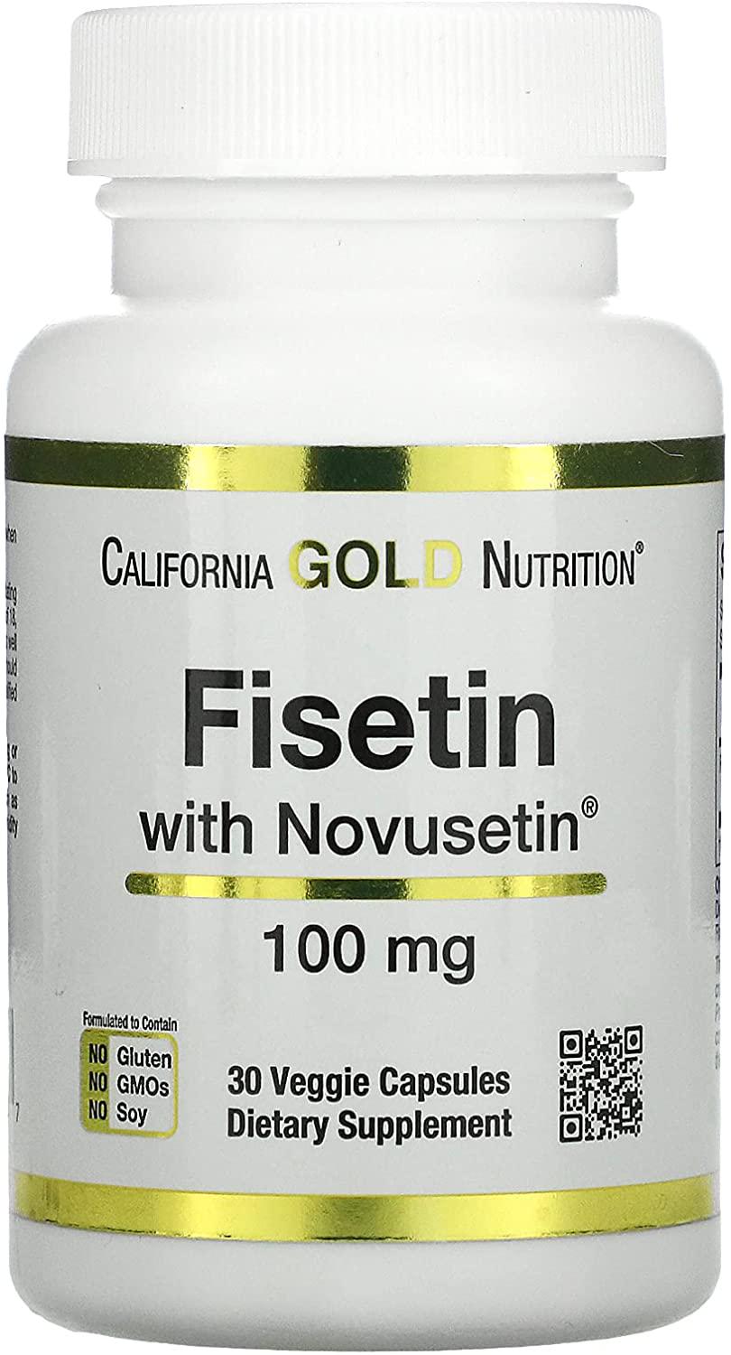 Витамины Fisetin with Novusetin 30 Veggie Capsules 100 мг