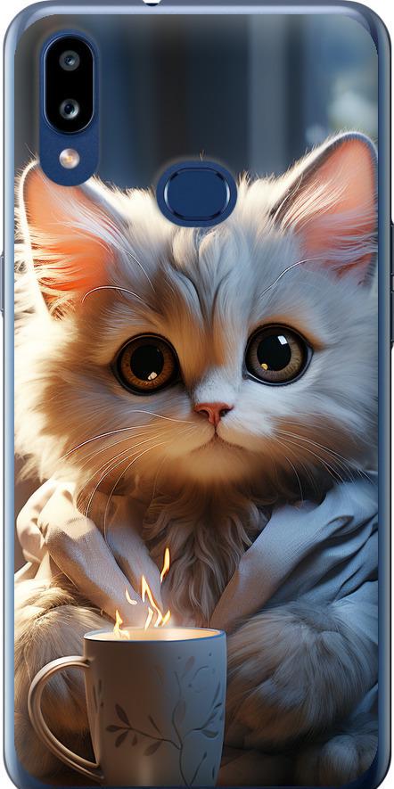 Чехол на Samsung Galaxy A10s A107F White cat (5646u-1776-42517) Чехол на Samsung Galaxy A10s A107F White cat (5646u-1776-42517)