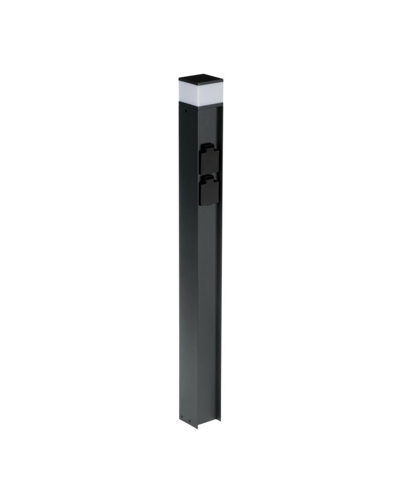 Вуличний світильник Kanlux 38771 DASTEN G9 тип розетки F 11W IP44 Чорний (26250927)
