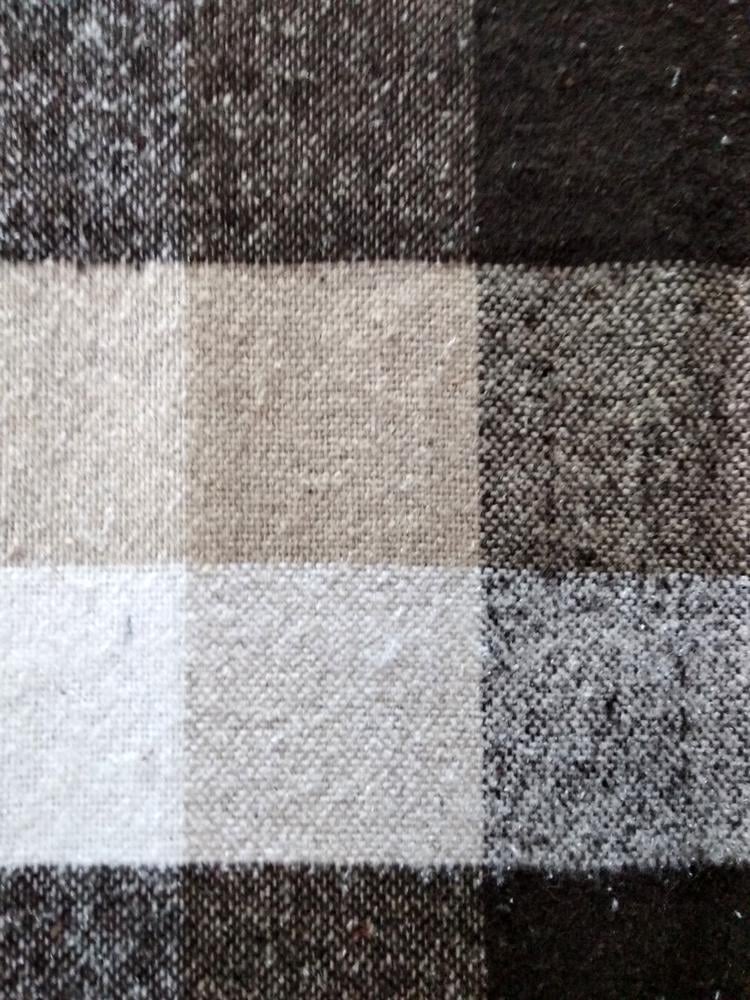 Плед вовняний Vladi Палермо 140х200 см П8 Білий/Бежевий/Коричневий (4136) - фото 2