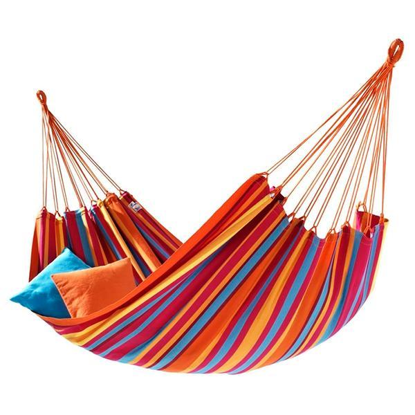 Гамак Мексиканский хлопковый подвесной без планки 180х80 см Красный (2850) - фото 10