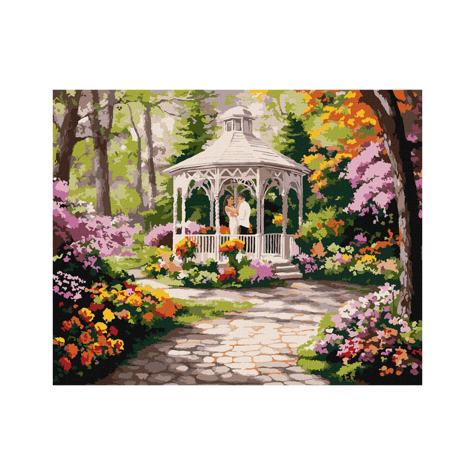 Картина за номерами Ideyka Квіткова галявина KHO2909 40x50 см (RLT50630)