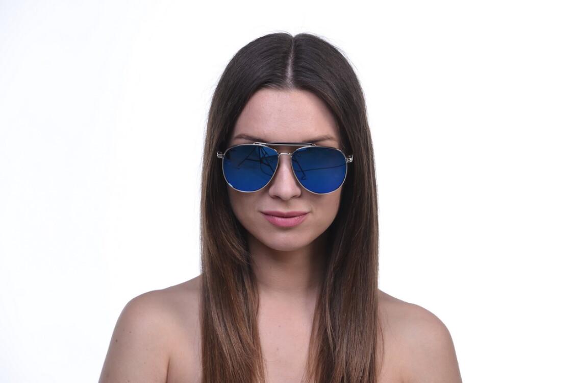 Очки женские солнцезащитные SunGlasses 8229blue (o4ki-10246) - фото 4