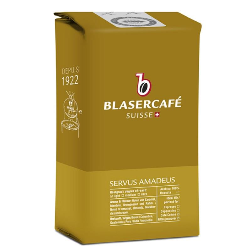 Кофе в зернах жареный Blasercafe Servus Amadeus 250 г Швейцария