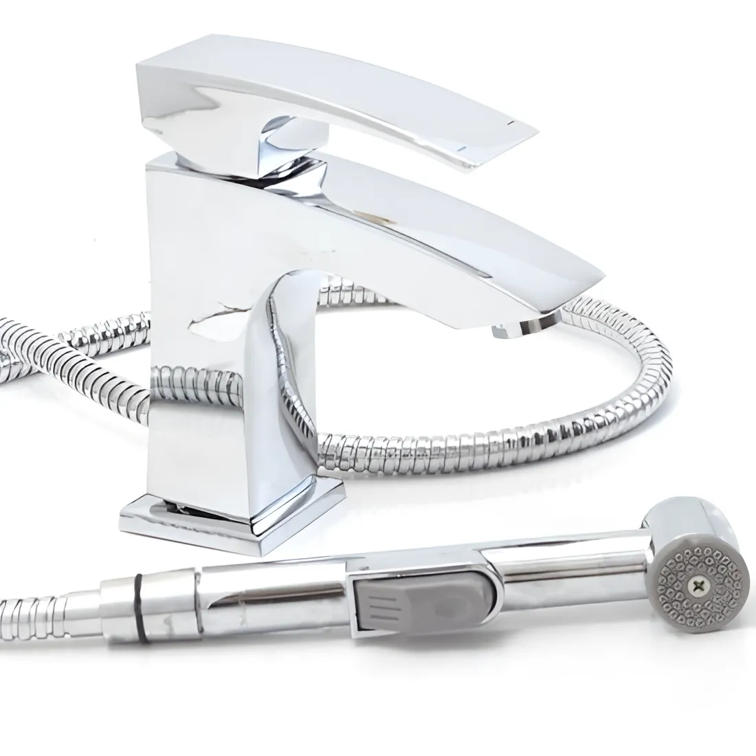 Змішувач для умивальника Gappo G1207 Jacob з гігієнічним душем (24582603)