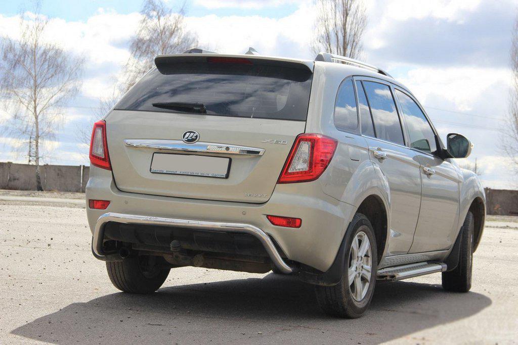 Задняя дуга AK007 CAN для Lifan X60 нержавеющая сталь Хром