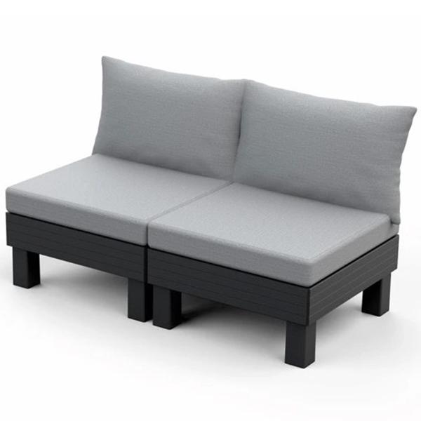 Диван садовый Keter ELEMENTS Графитовый (257365)