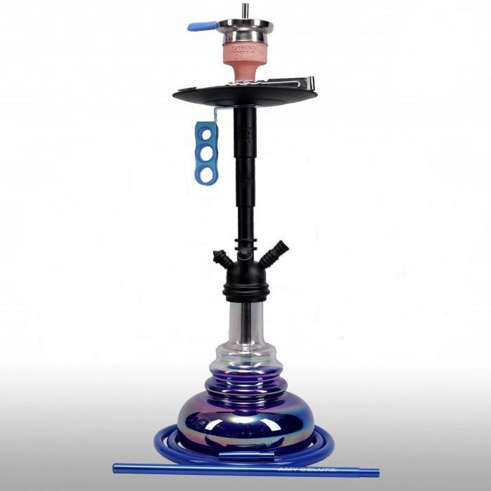 Кальян AMY Deluxe 061 R Big cloud на 1 персону 75 см Синий (641104039)