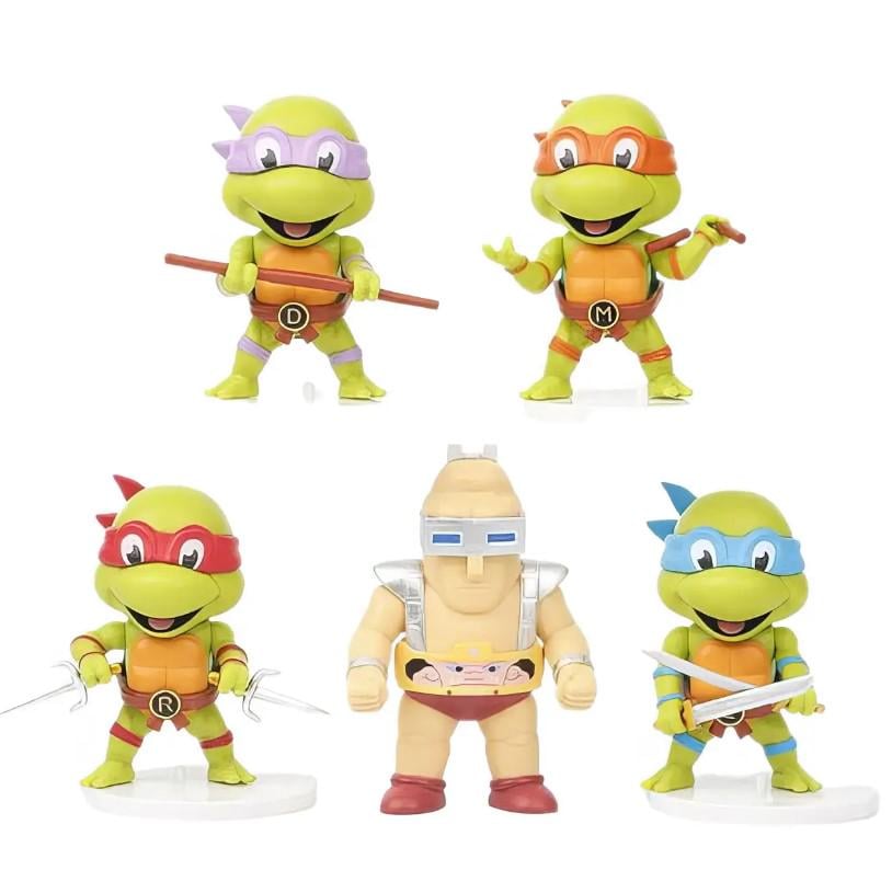 Набор мини-фигурок TMNT Черепашки-ниндзя 5в1 8-10 см Набор мини-фигурок TMNT Черепашки-ниндзя 5в1 8-10 см