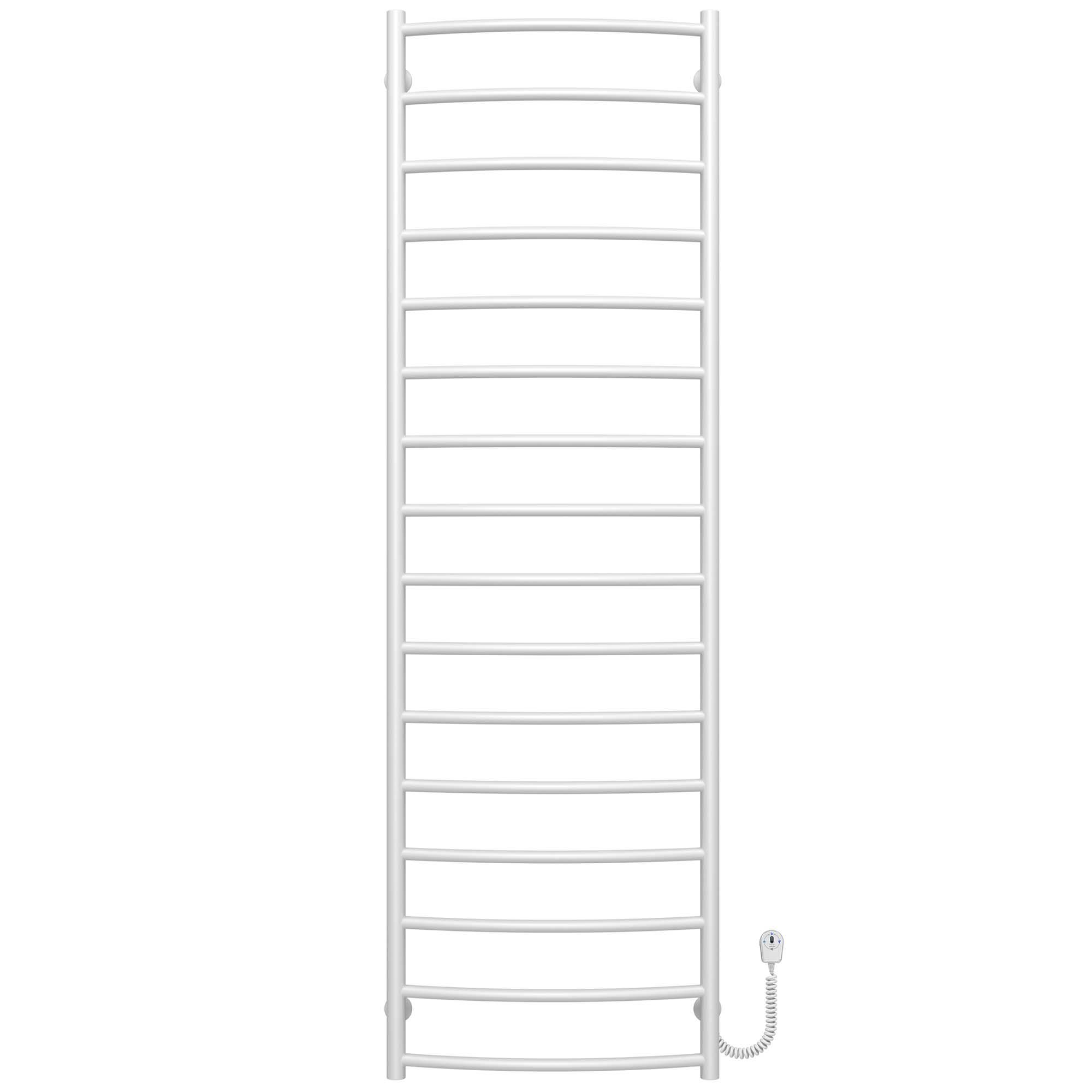 Полотенцесушитель электрический Deffi Классик П16 EF16 правое подключение нержавеющая сталь 500х1700 мм Белый (C.DK.170.50.16.EWR5)