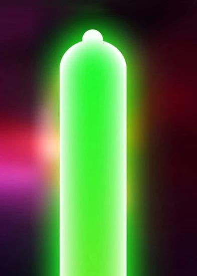 Презервативы латексные флуорисцентные ONE Glowing Pleasures 3 шт. (ONE110786) - фото 4