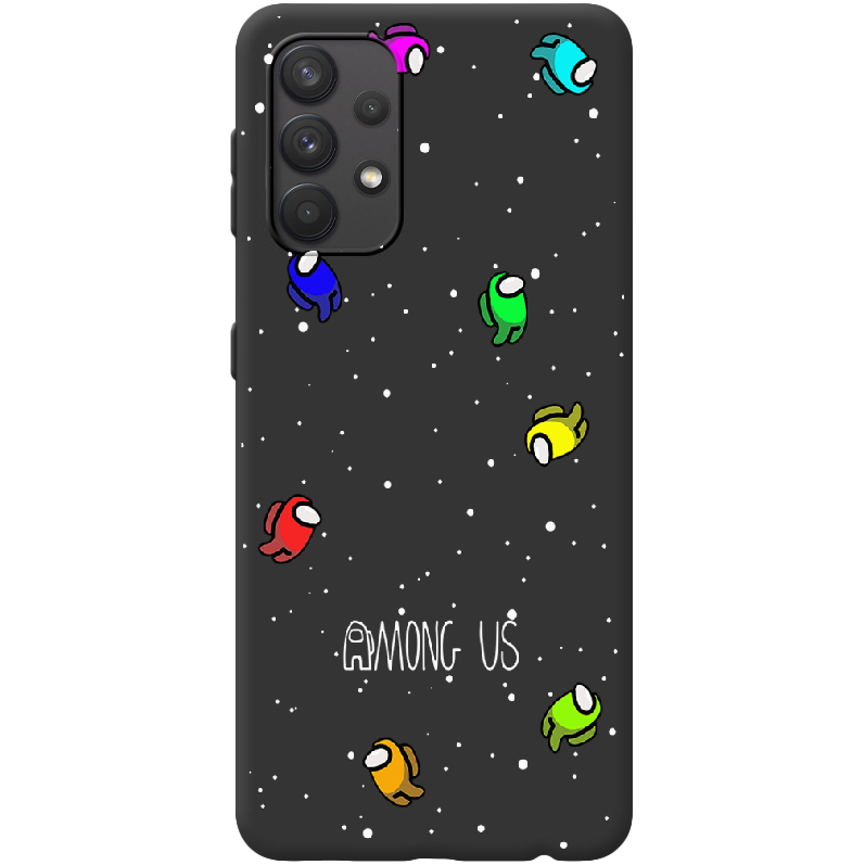 Чехол BoxFace Samsung A325 Galaxy A32 Among Us Invisible Черный силикон (42084-bk76-42567)