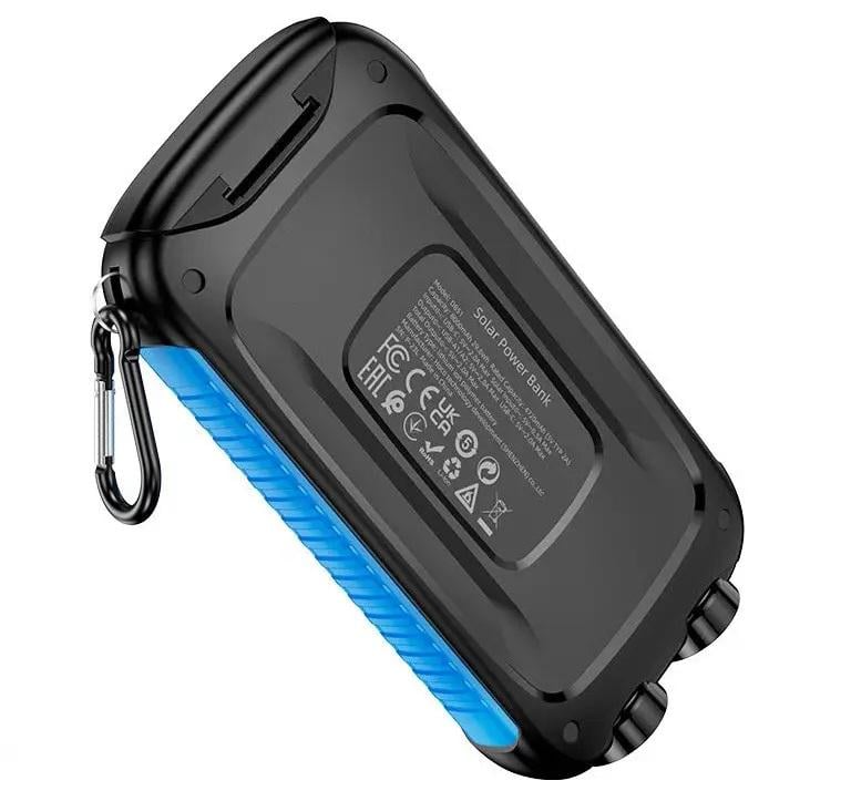 Портативний зарядний пристрій Hoco Sunpower DB51 8000 mAh із сонячною панеллю Black - фото 4 Портативний зарядний пристрій Hoco Sunpower DB51 8000 mAh із сонячною панеллю Black - фото 4