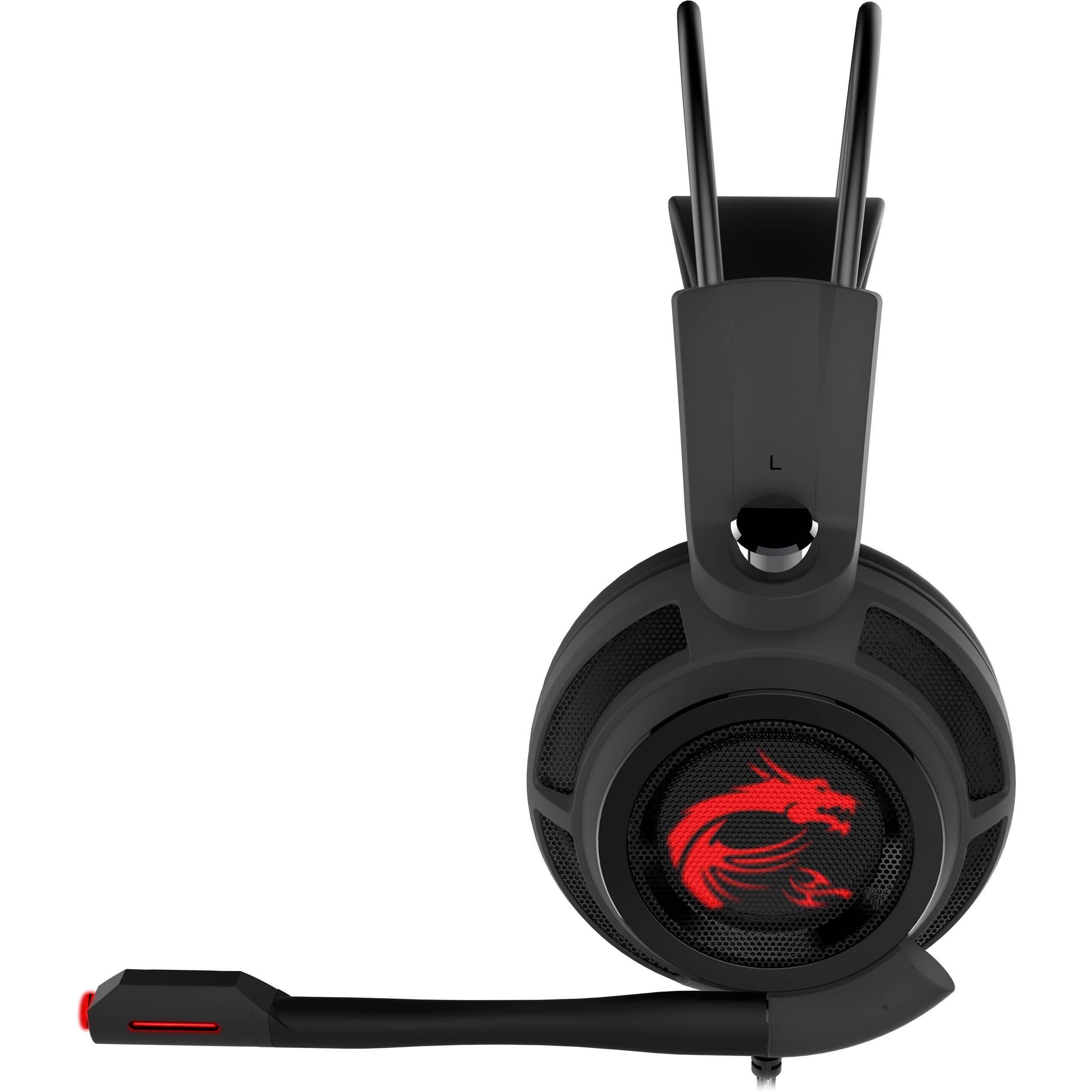 Гарнитура для компьютера MSI DS502 Gaming Headset S37-2100911-SV1 (69961) - фото 4