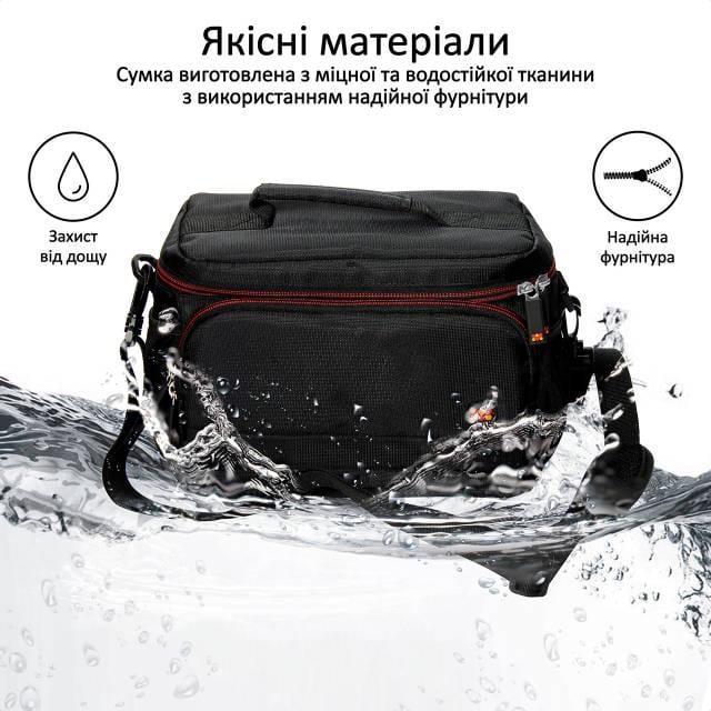 Сумка для фототехніки Promate HandyPak2 L Black - фото 5