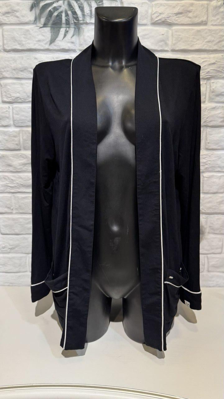 Жакет домашний Pretty you London L Черный (Bamboo-jacket)