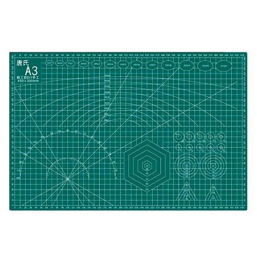 Килимок двосторонній А3 3мм з розміткою для різання печвірка, Cutting mat