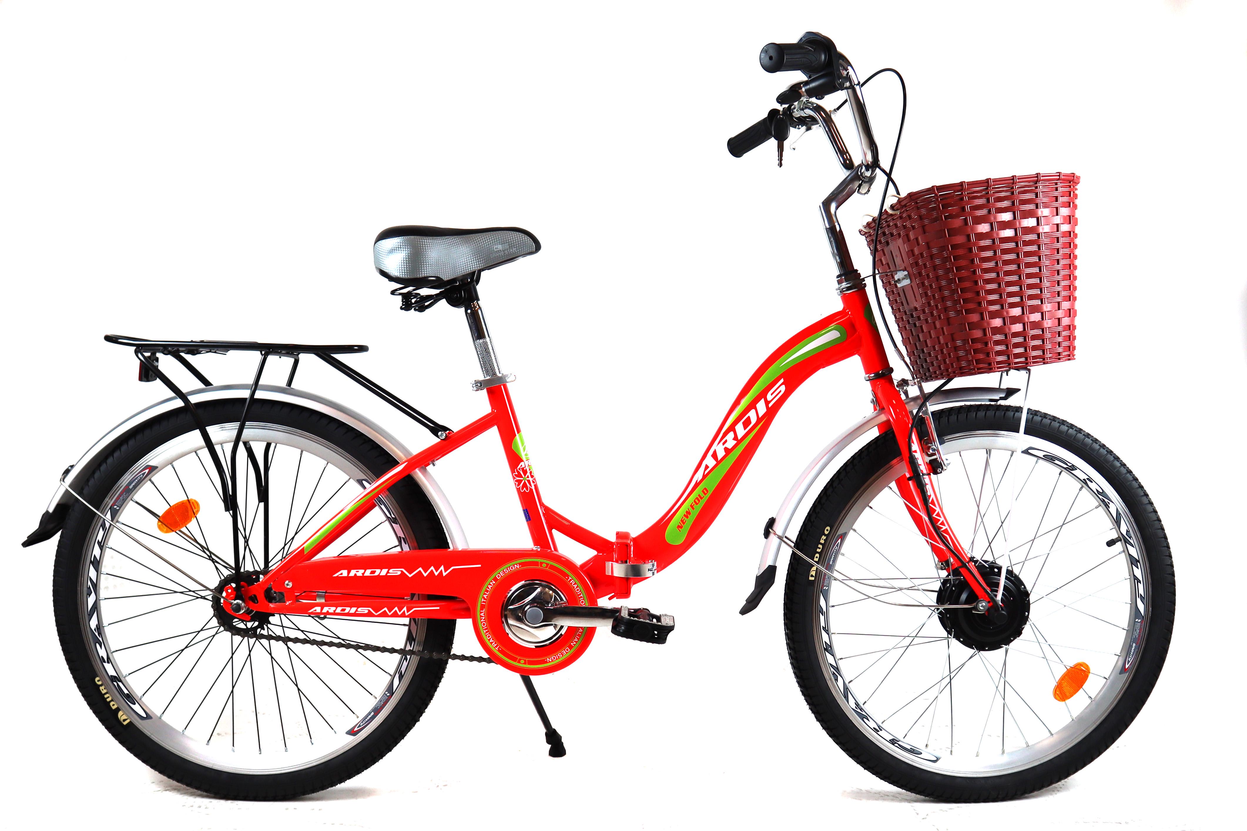 Електровелосипед FOLD 350 Вт складний Червоний (102283) - фото 5 Електровелосипед FOLD 350 Вт складний Червоний (102283) - фото 5