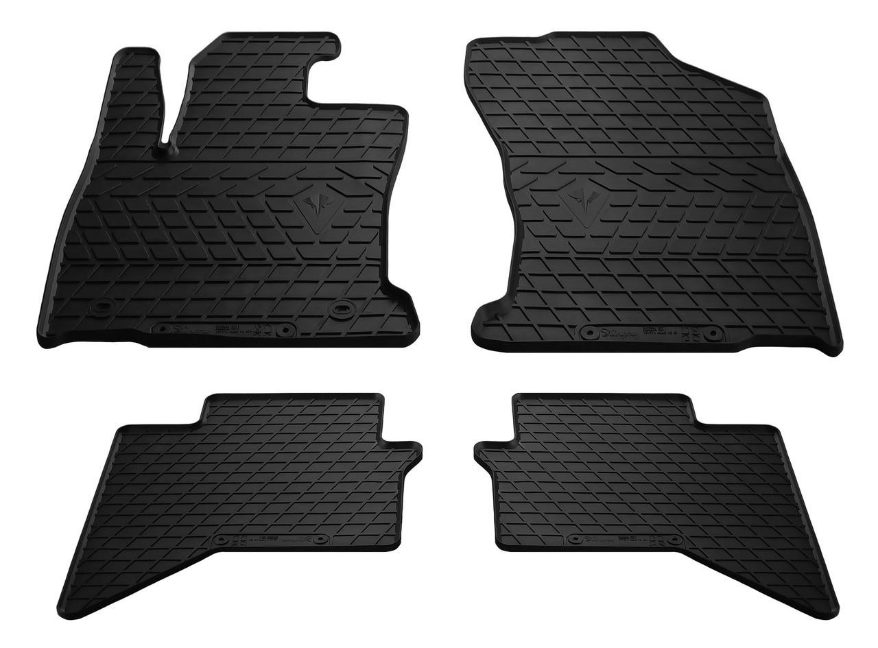 Коврики резиновые Stingray для Toyota Hilux VIII 15 design 2016 4 шт. (1022186)