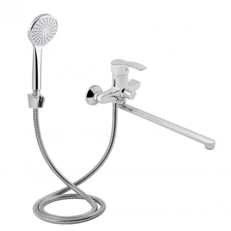 Змішувач для ванни Lidz CRM 41 86 005-4 вилив довгий (k40)