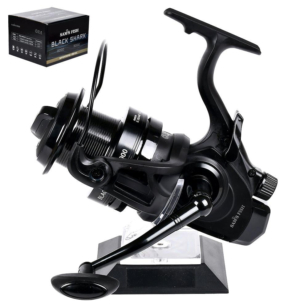 Катушка карповая с бейтранером SF24344-8 Black shark 8000 7+1bb металлическая шпуля Катушка карповая с бейтранером SF24344-8 Black shark 8000 7+1bb металлическая шпуля