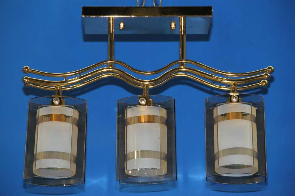 Люстра с плафонами Ray L53005/3 CR+FGD Золотой (IR005682) Люстра с плафонами Ray L53005/3 CR+FGD Золотой (IR005682)