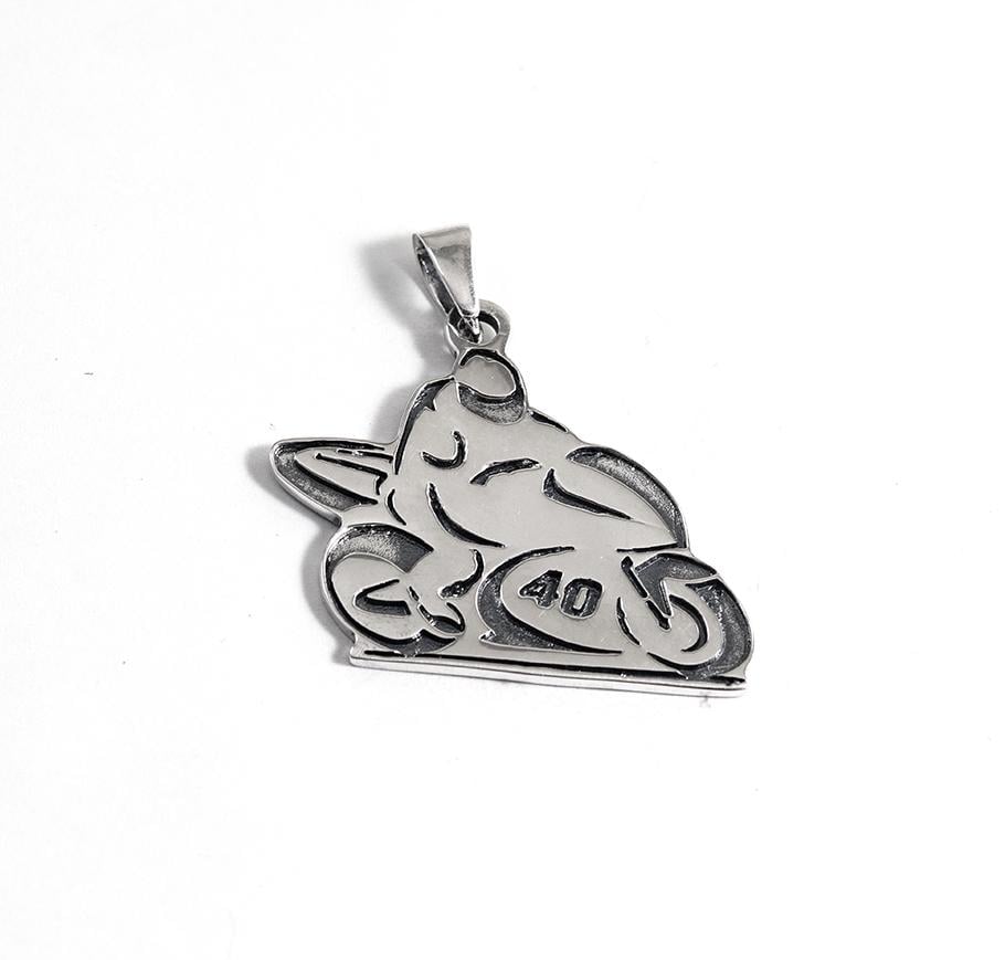 Кулон Maxi Silver 9583 Мотоцикл (89583)