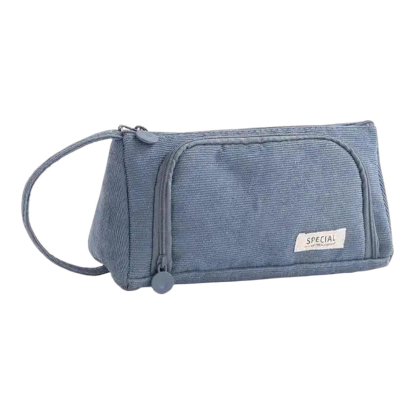 Пенал школьный Special 2 отделение 20,5х10х9 см Синий (33272476)