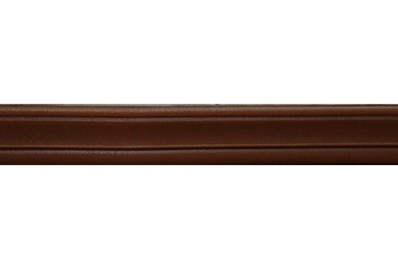 Плінтус-багет самоклеючий/гнучкий 2400х80 мм Коричневий