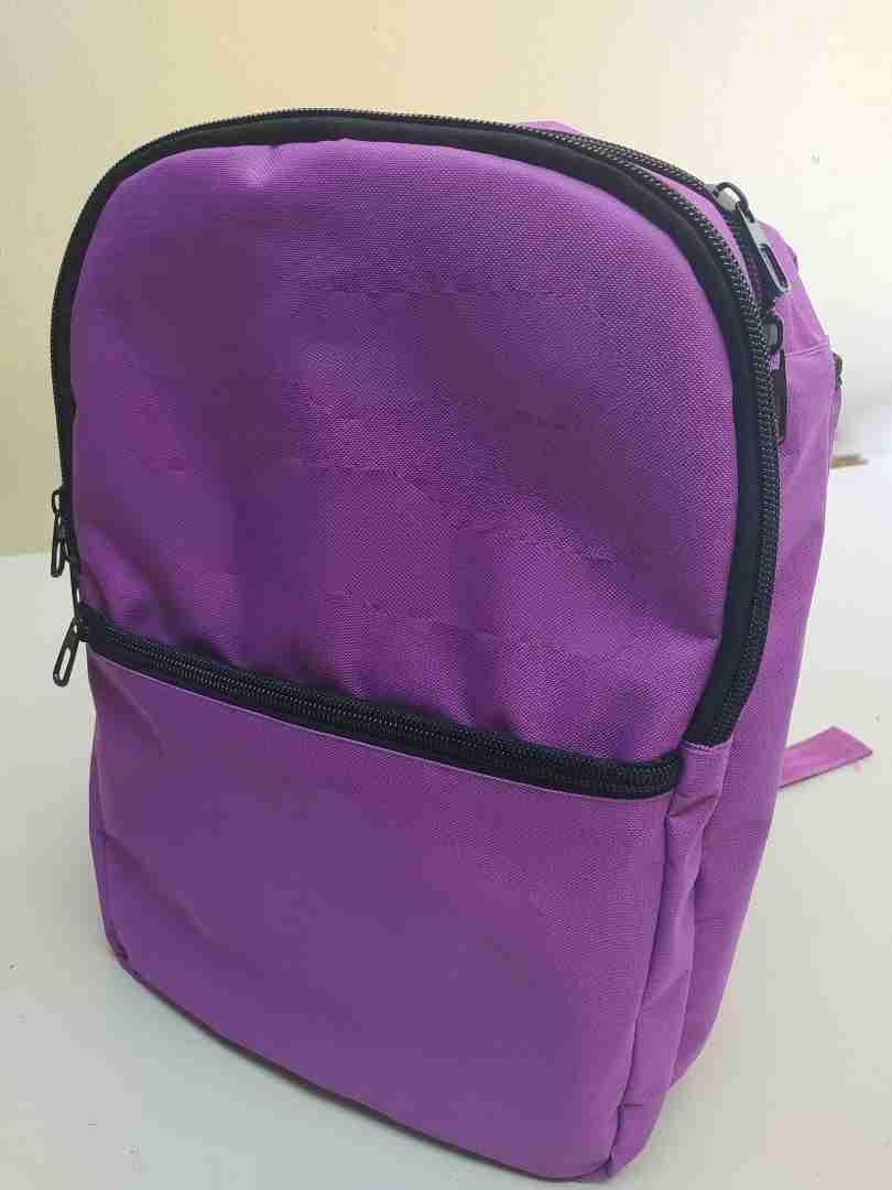 Рюкзак для клининга с карманами 31х15х44 см Сиреневый