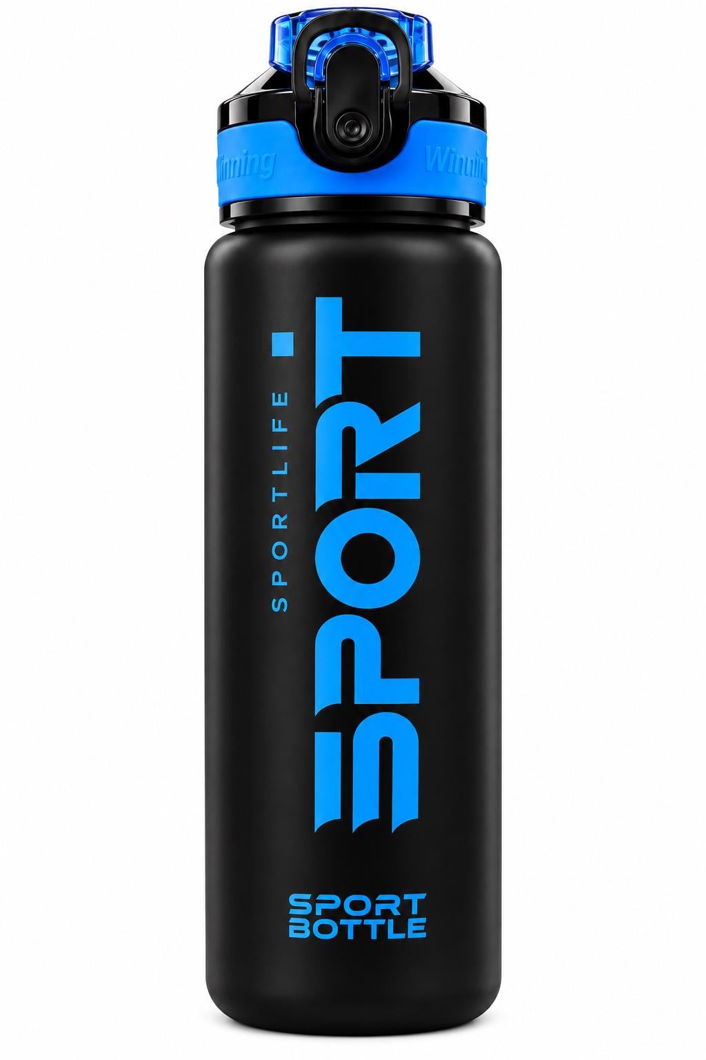 Бутылка Sport Bottle 1000 мл Черный с синим (38187096)