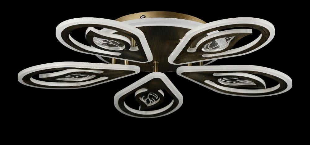 Светодиодная люстра Ray люстра LK29010/5+1 LED Brush Brass (IR006825)