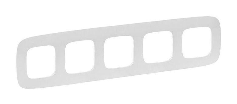 Рамка для розетки Legrand Valena Allure 5 постів Білий (30370032) Рамка для розетки Legrand Valena Allure 5 постів Білий (30370032)