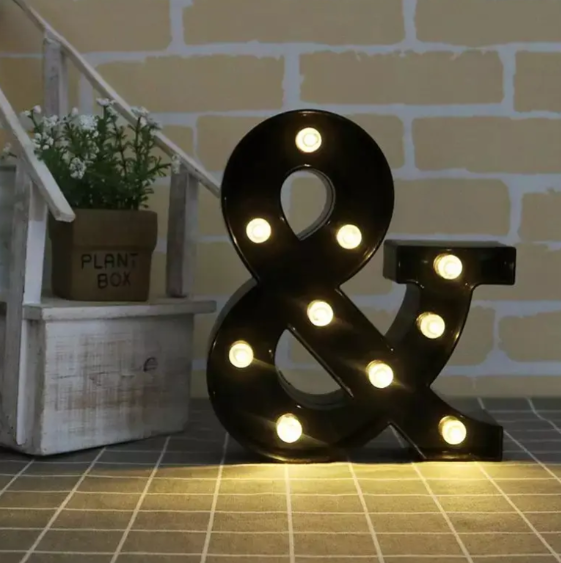 Літера з підсвіткою End об'ємна маленька 22x18 см Чорний (Ч1240) - фото 2 Літера з підсвіткою End об'ємна маленька 22x18 см Чорний (Ч1240) - фото 2