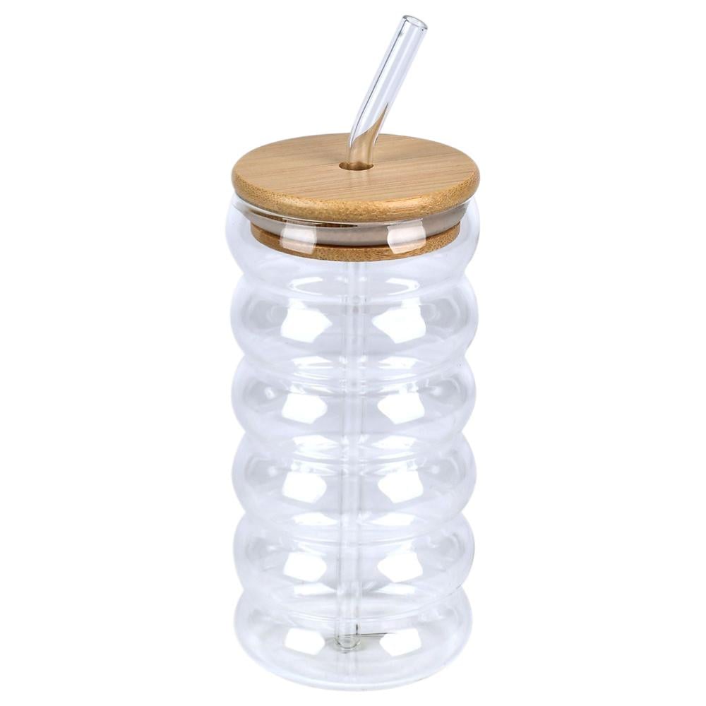 Склянка з кришкою та трубочкою R10896 500 мл Прозорий (32534482)