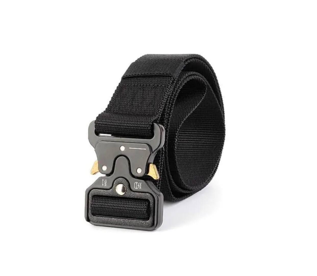 Ремень с быстросъемной магнитной пряжкой Tactical Belt 122x3,8 см Черный