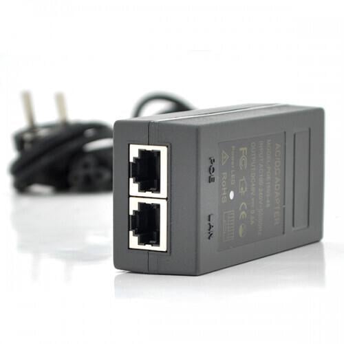 Инжектор POE Merlion 24V 1A с портами Ethernet и кабель питания (1540636095)