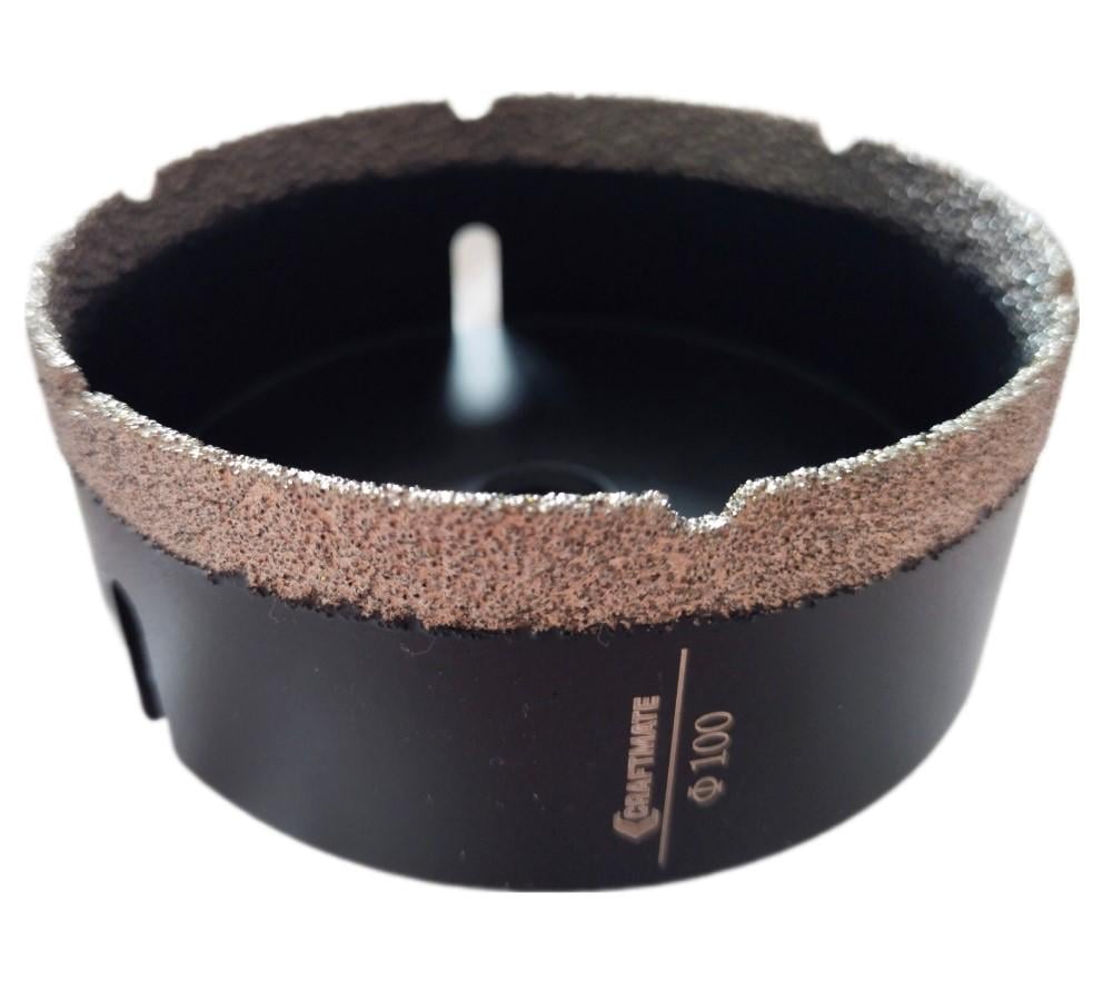 Алмазна коронка Craftmate 100 мм М14 сухе свердління для КШМ - фото 2