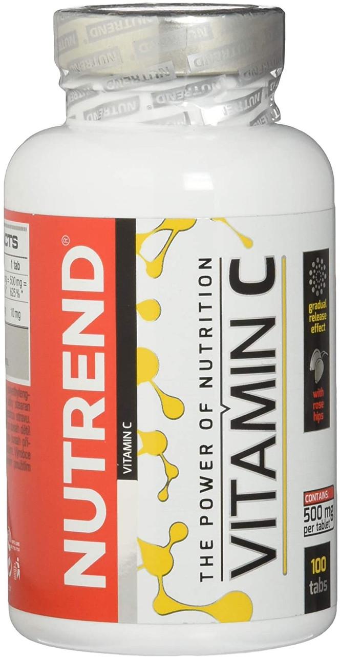 Витамин С Nutrend Vitamin C with rose hips 100 tabs