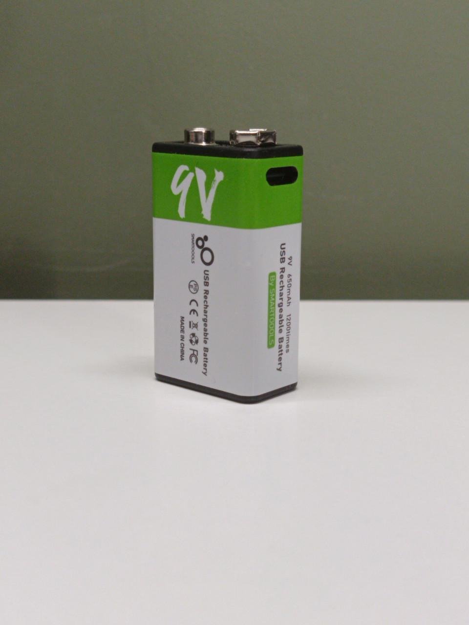 Батарейка аккумуляторная Smartools Крона 6F22 650 mAh (2380228250)